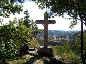 Kříž na vrchu Kalvárie